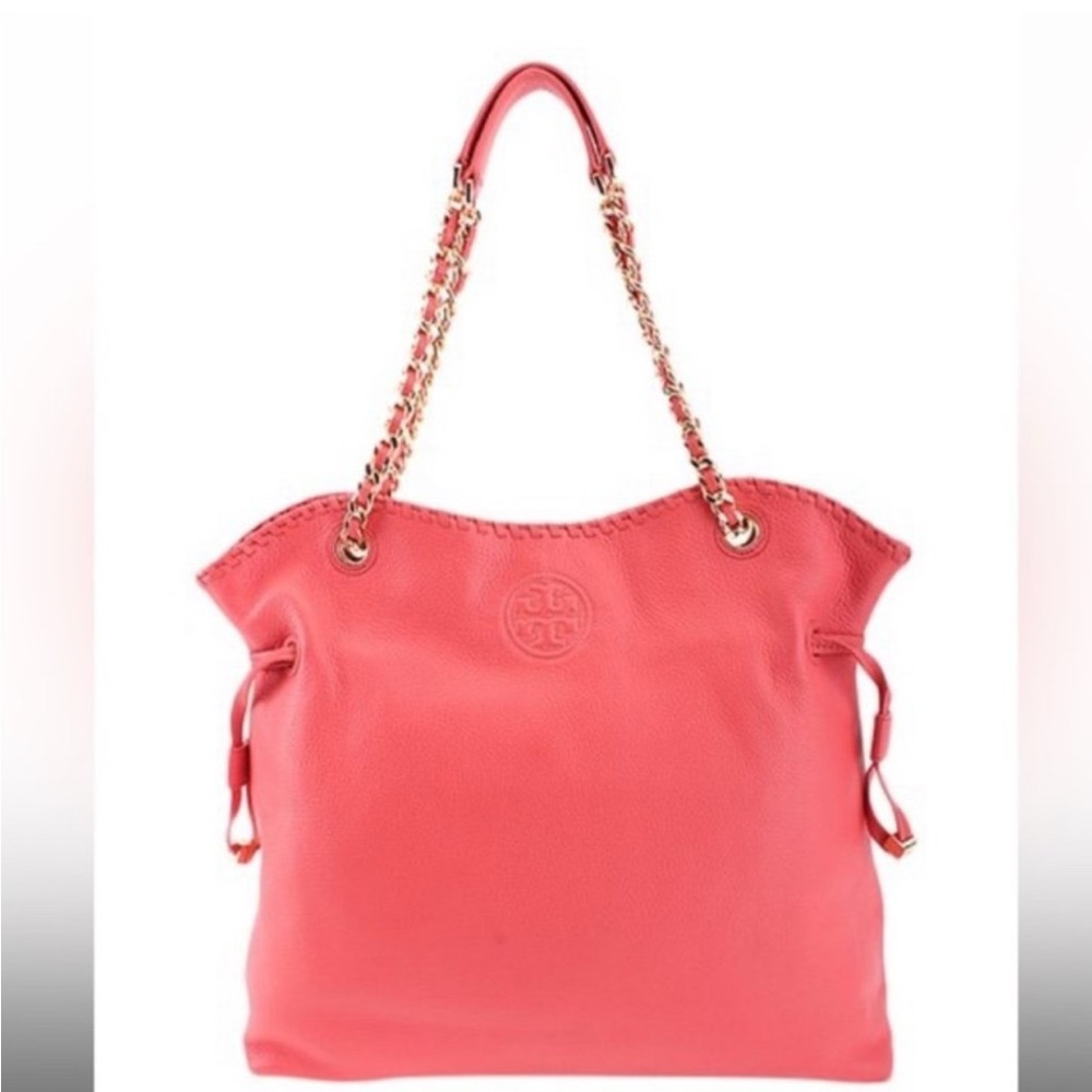 Tory Burch Lg Coral Chain Strap Bag.